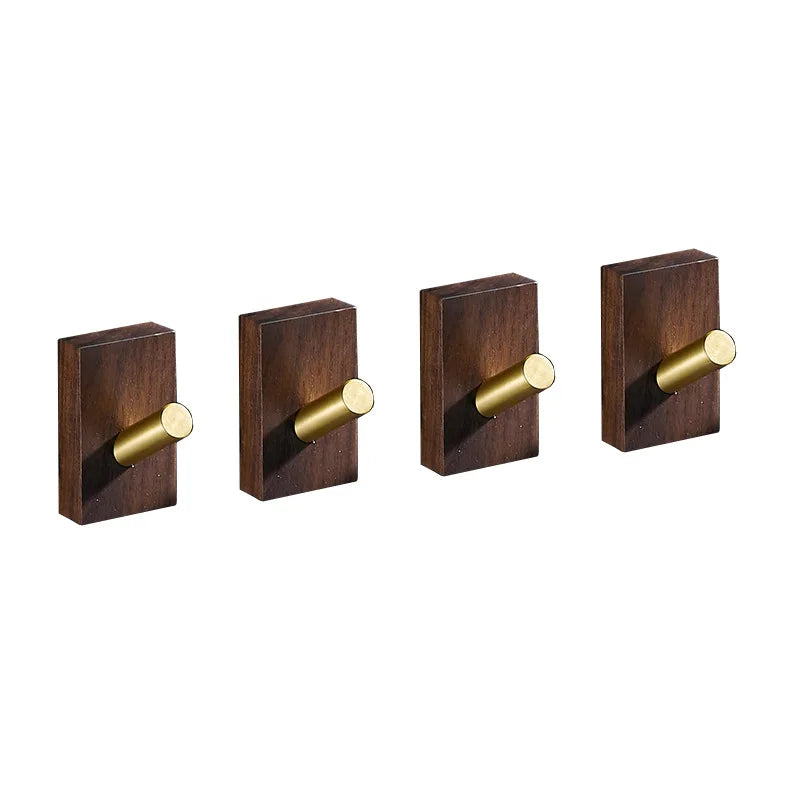 "Golden Walnut" Wall Hooks