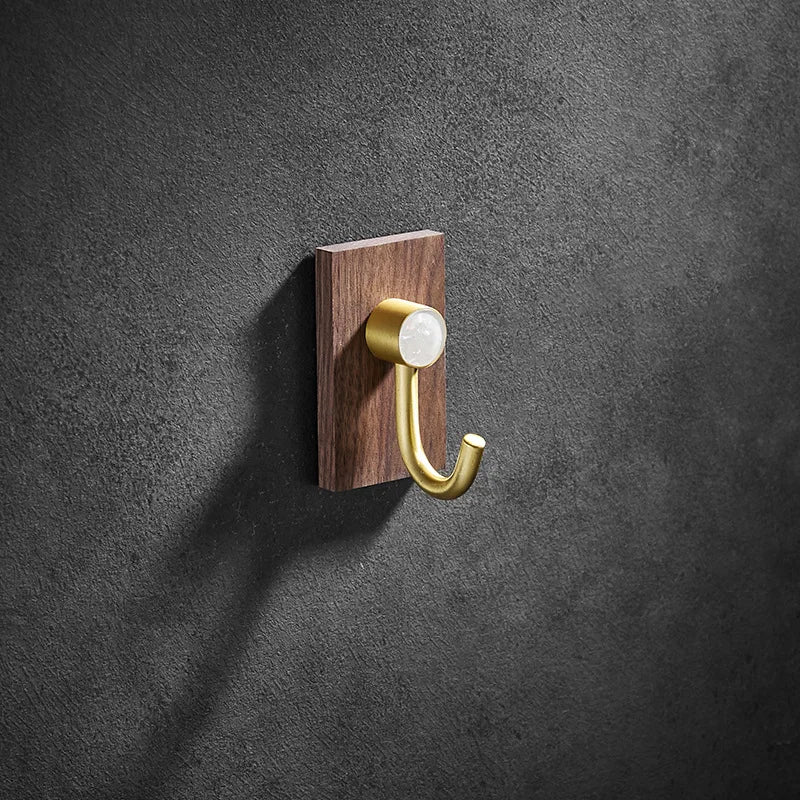 "Golden Walnut" Wall Hooks