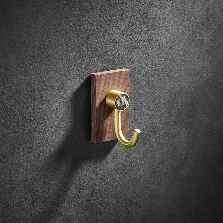 "Golden Walnut" Wall Hooks