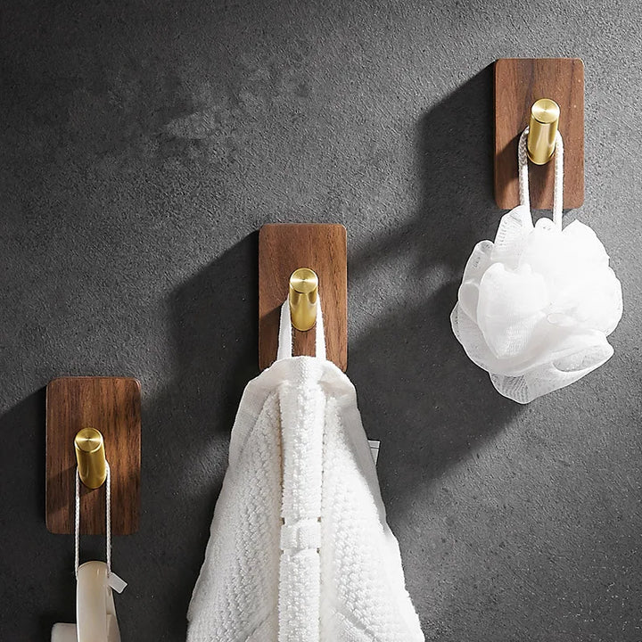 "Golden Walnut" Wall Hooks