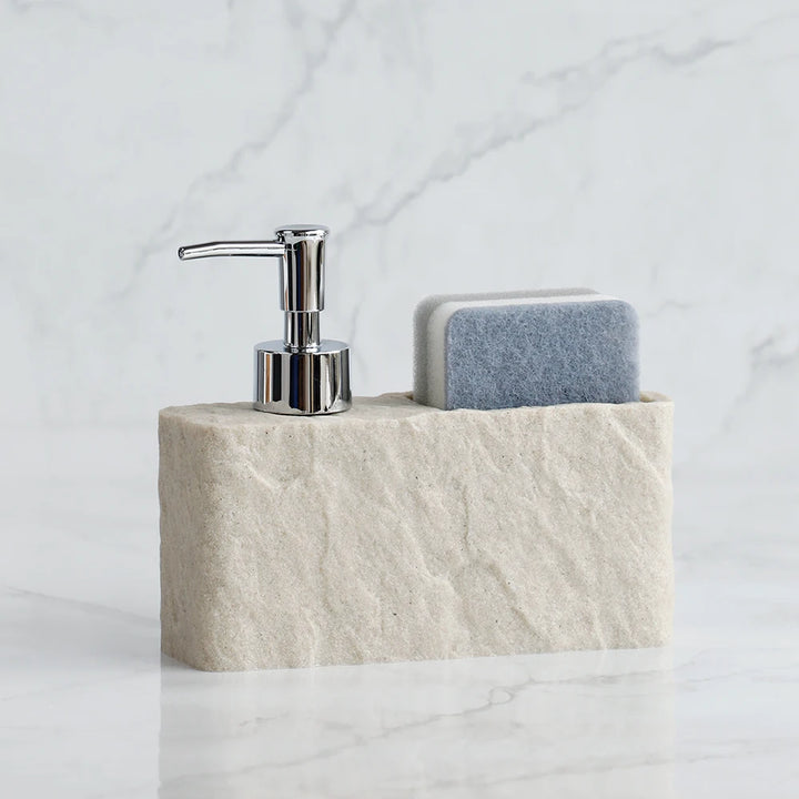 "StoneCraft" Soap Dispenser Set