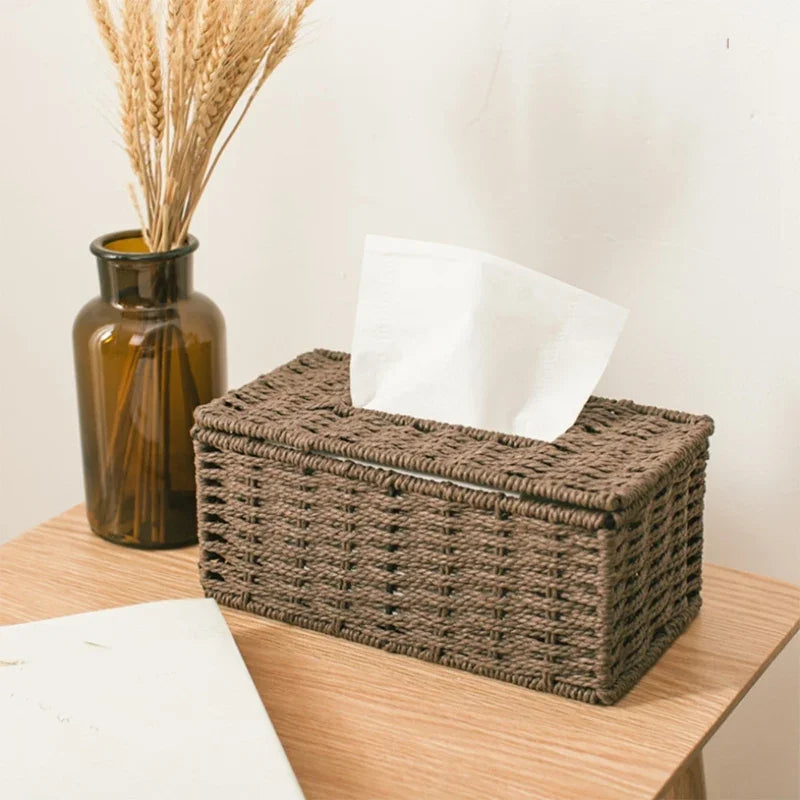 "Seaside Weave" Tissue Box