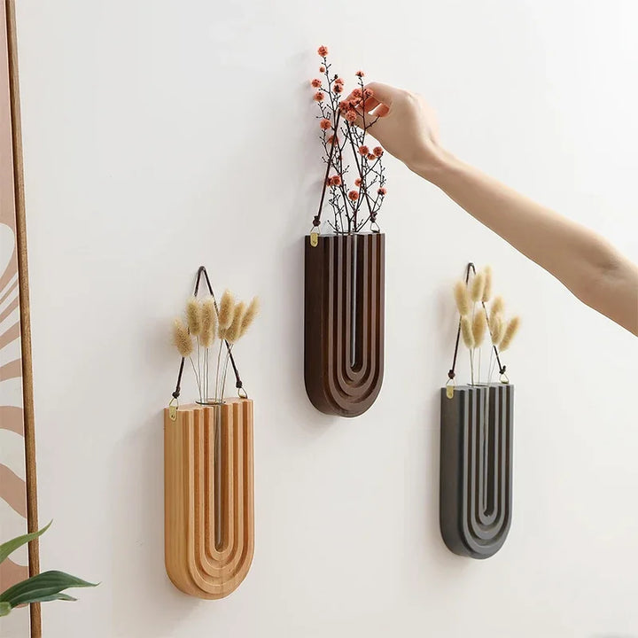 "Willow & Wood" Wall Vase
