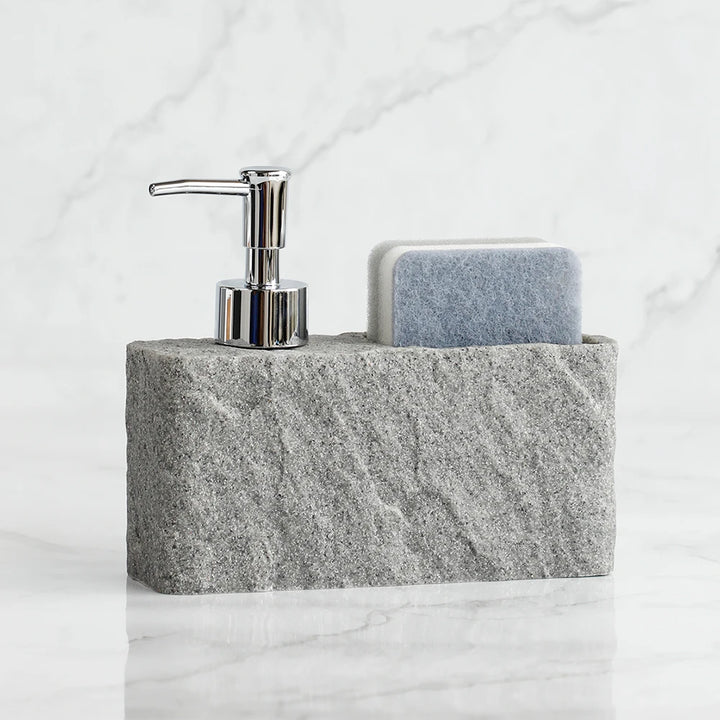 "StoneCraft" Soap Dispenser Set