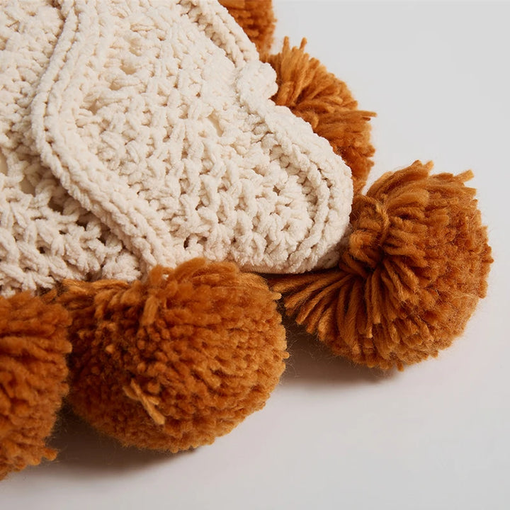 "Everly" Pom Pom Pillowcase