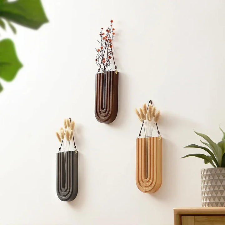 "Willow & Wood" Wall Vase