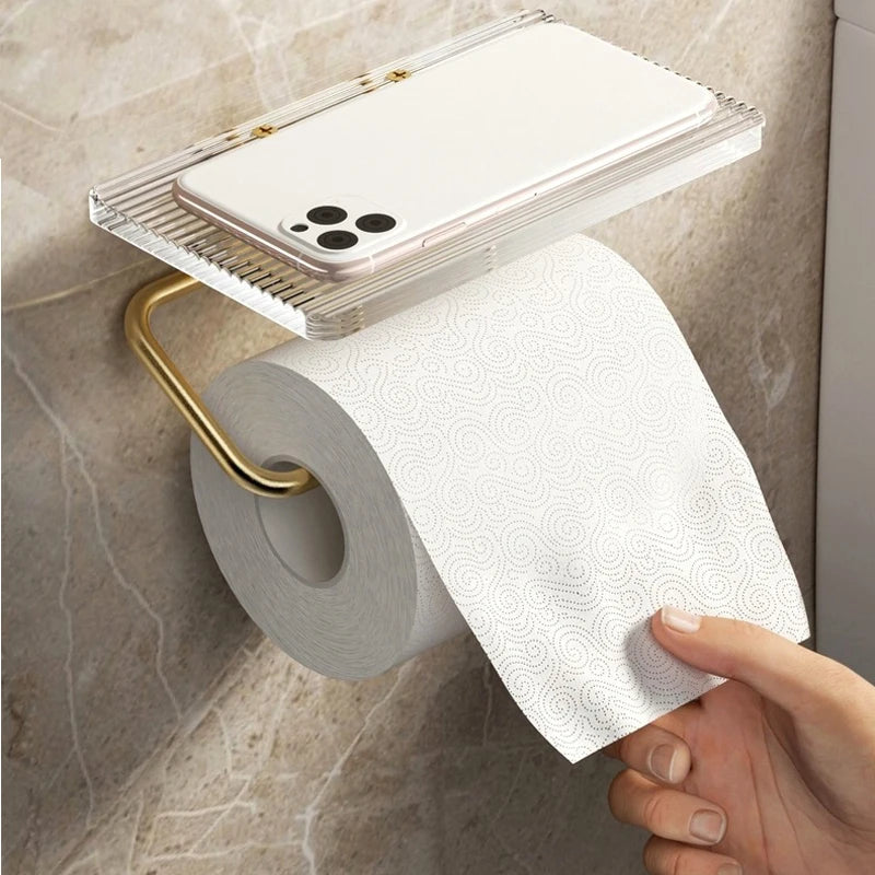 "Aureo" Toilet Paper Holder