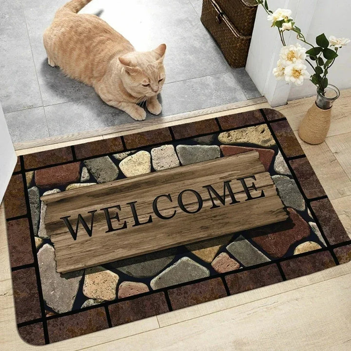 "RusticStones" Doormat