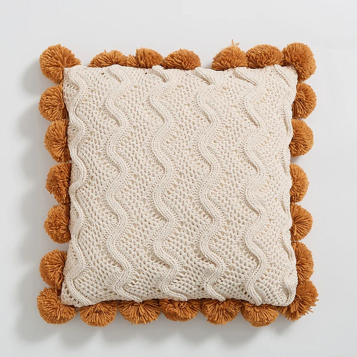 "Everly" Pom Pom Pillowcase