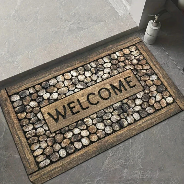 "RusticStones" Doormat