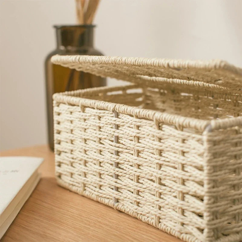 "Seaside Weave" Tissue Box