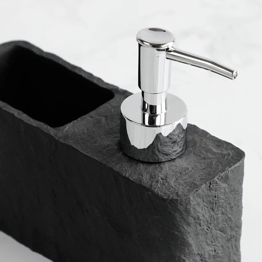 "StoneCraft" Soap Dispenser Set