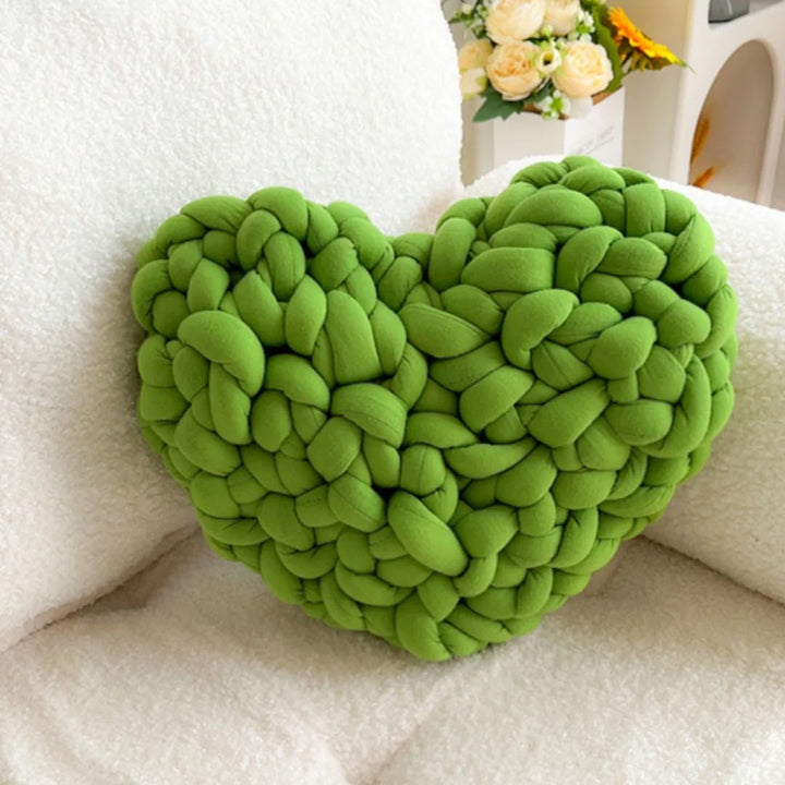 "Knotty Heart" Throw Pillow