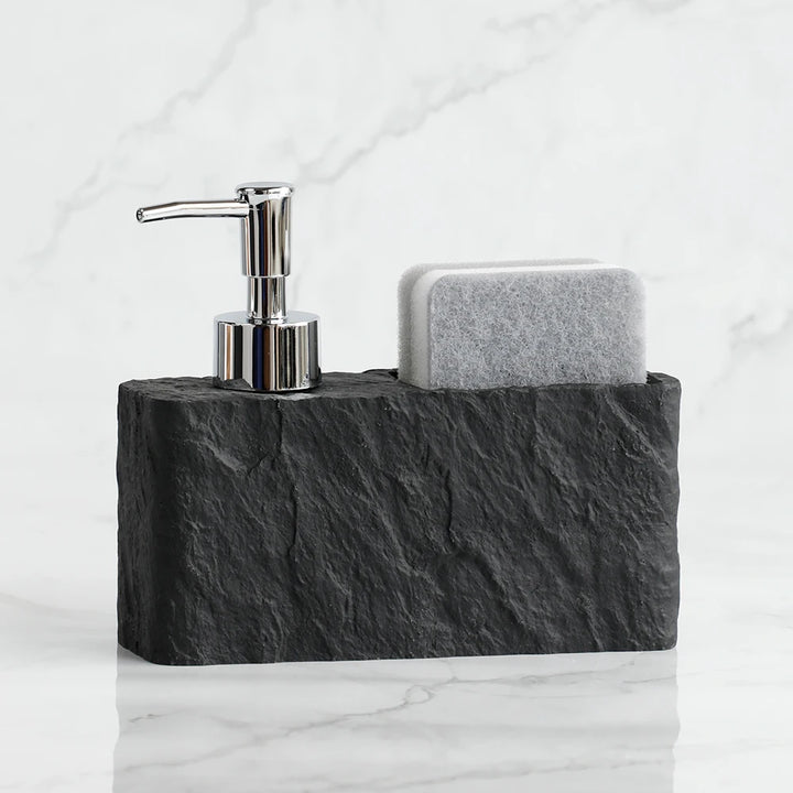 "StoneCraft" Soap Dispenser Set