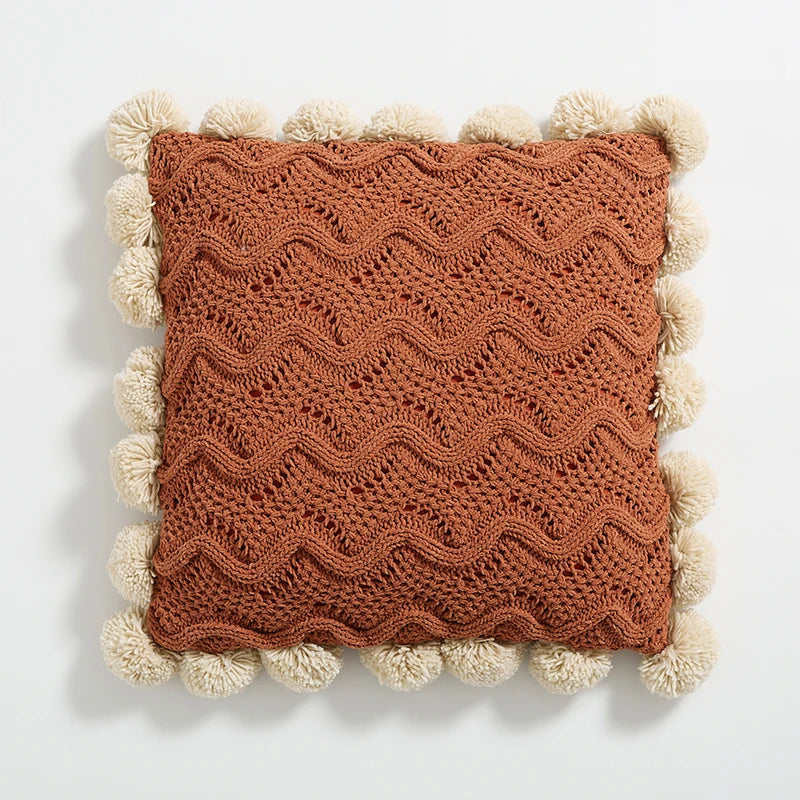 "Everly" Pom Pom Pillowcase