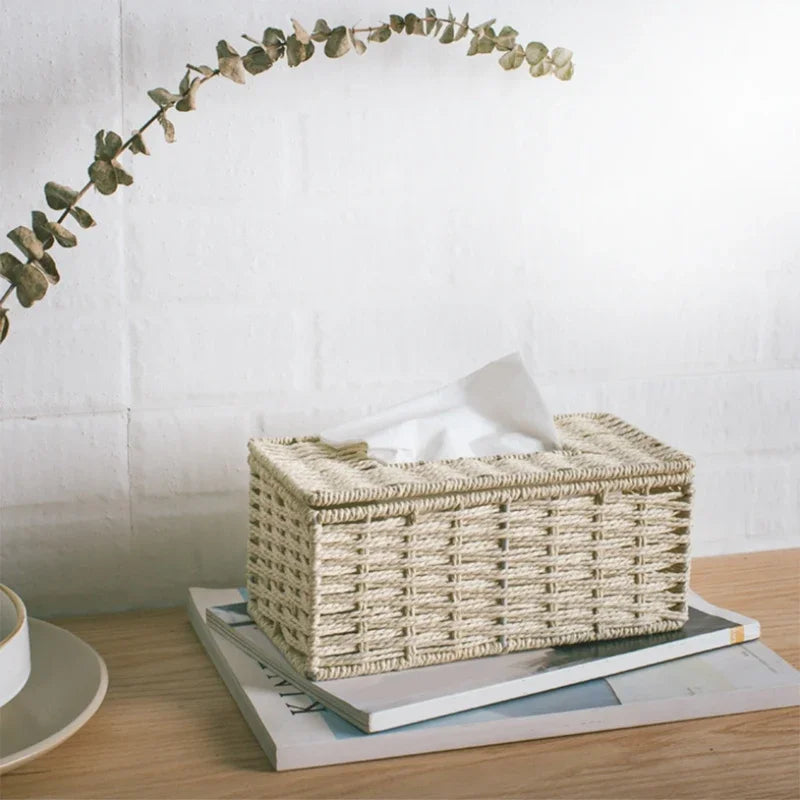 "Seaside Weave" Tissue Box