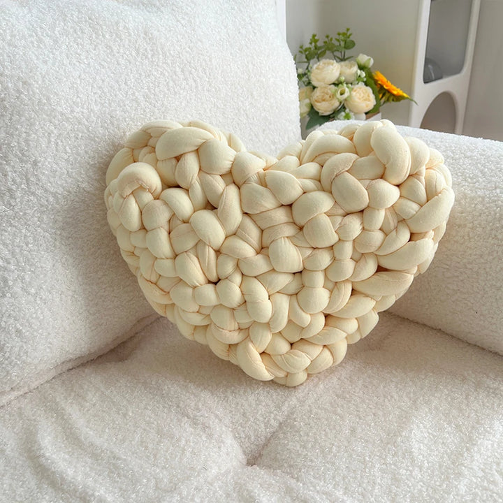 "Knotty Heart" Throw Pillow