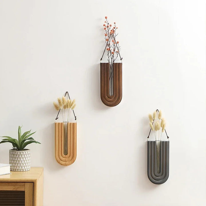 "Willow & Wood" Wall Vase