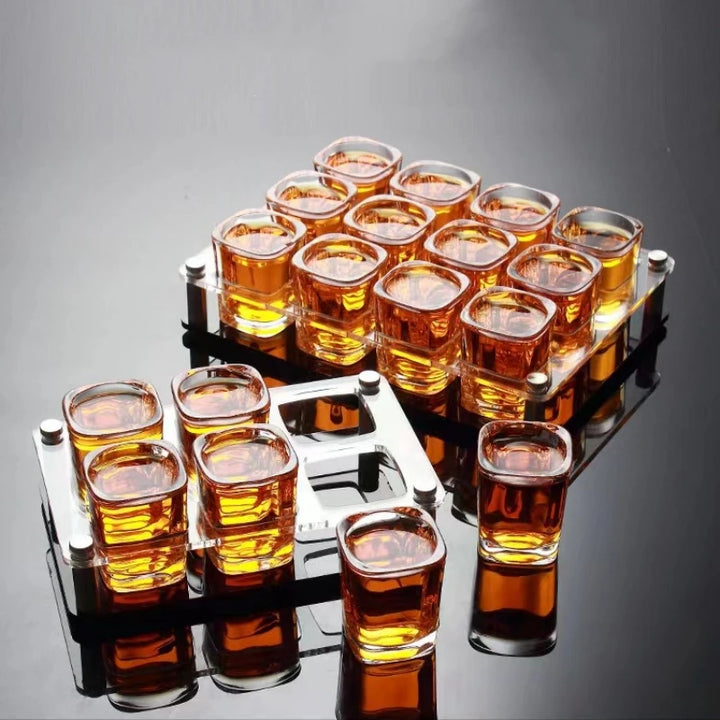 "Square Edge" Shot Glass Set