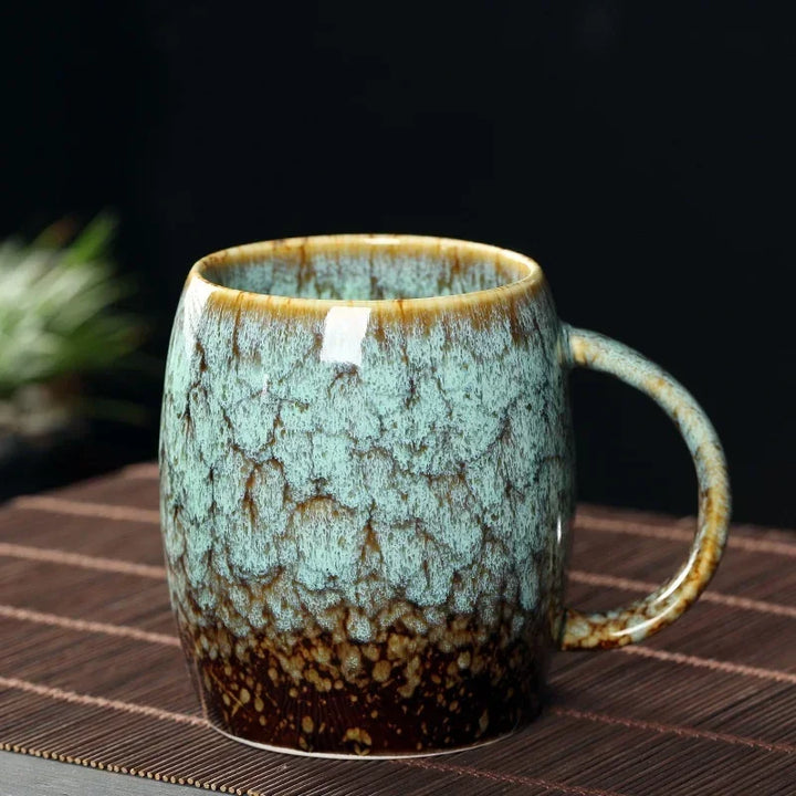 "Crimson Glow" Artisan Mug