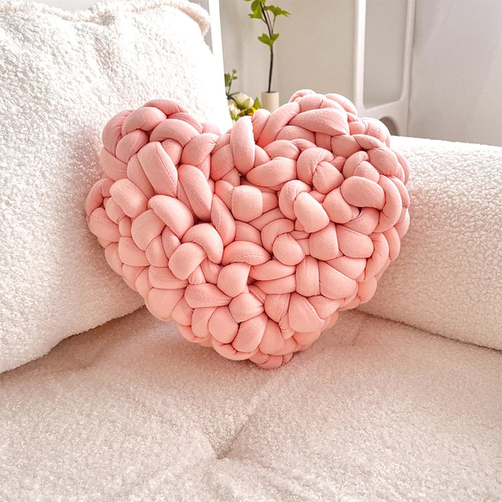 "Knotty Heart" Throw Pillow