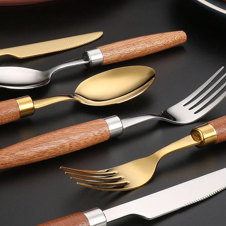 "TimberEdge" Flatware Set